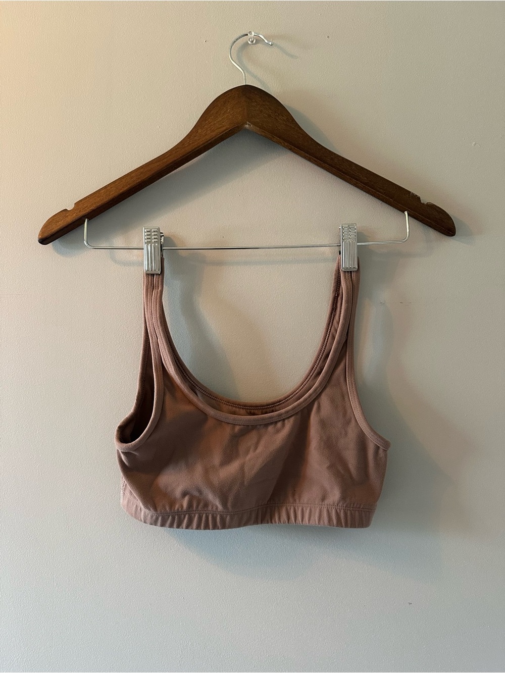 Aritzia Sports Bra Top - dark tan